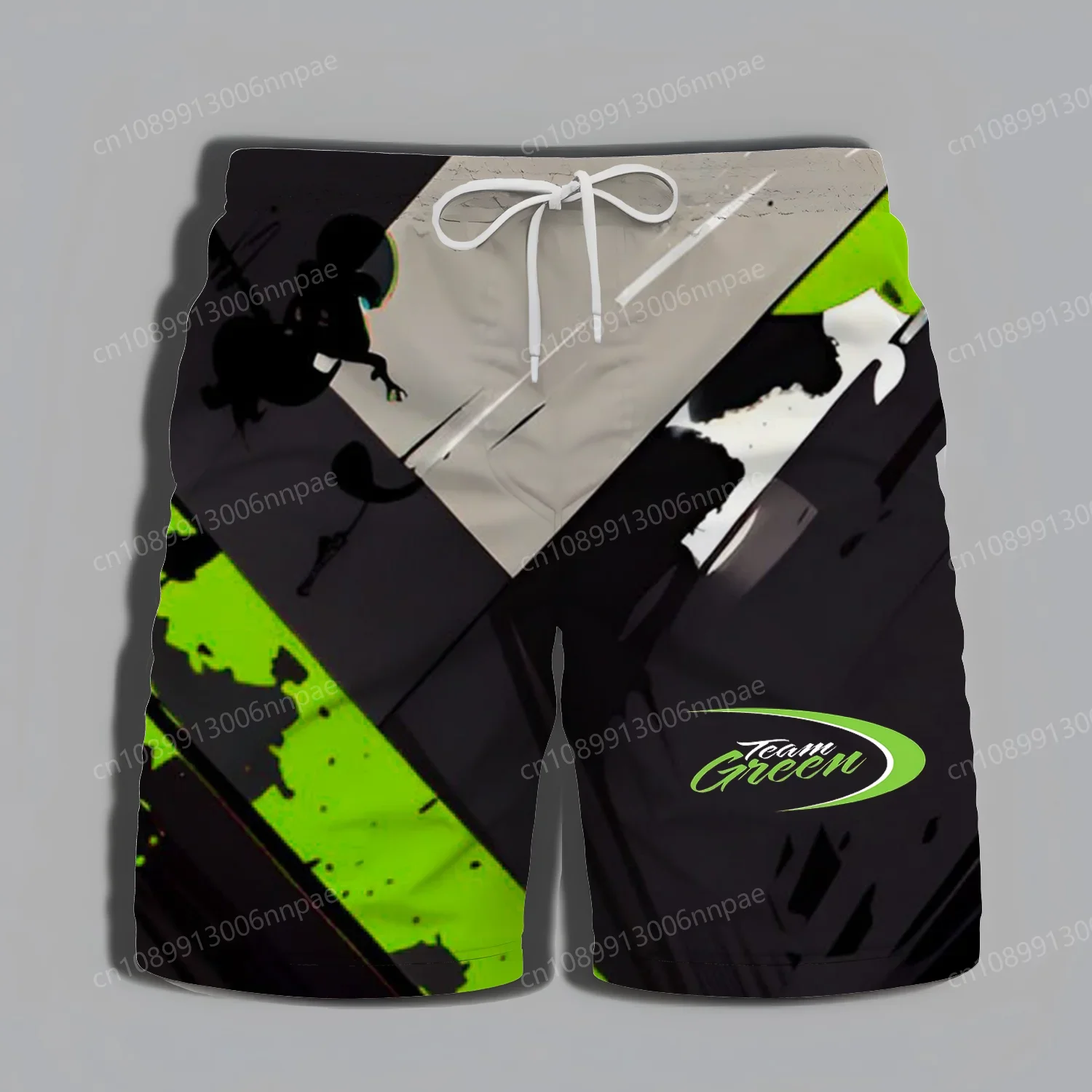 Pantaloncini estivi giornalieri da uomo 2025 Nuovo modello di sport estremi per moto Kawasaki Pantaloni da spiaggia alla moda e squisiti Cool