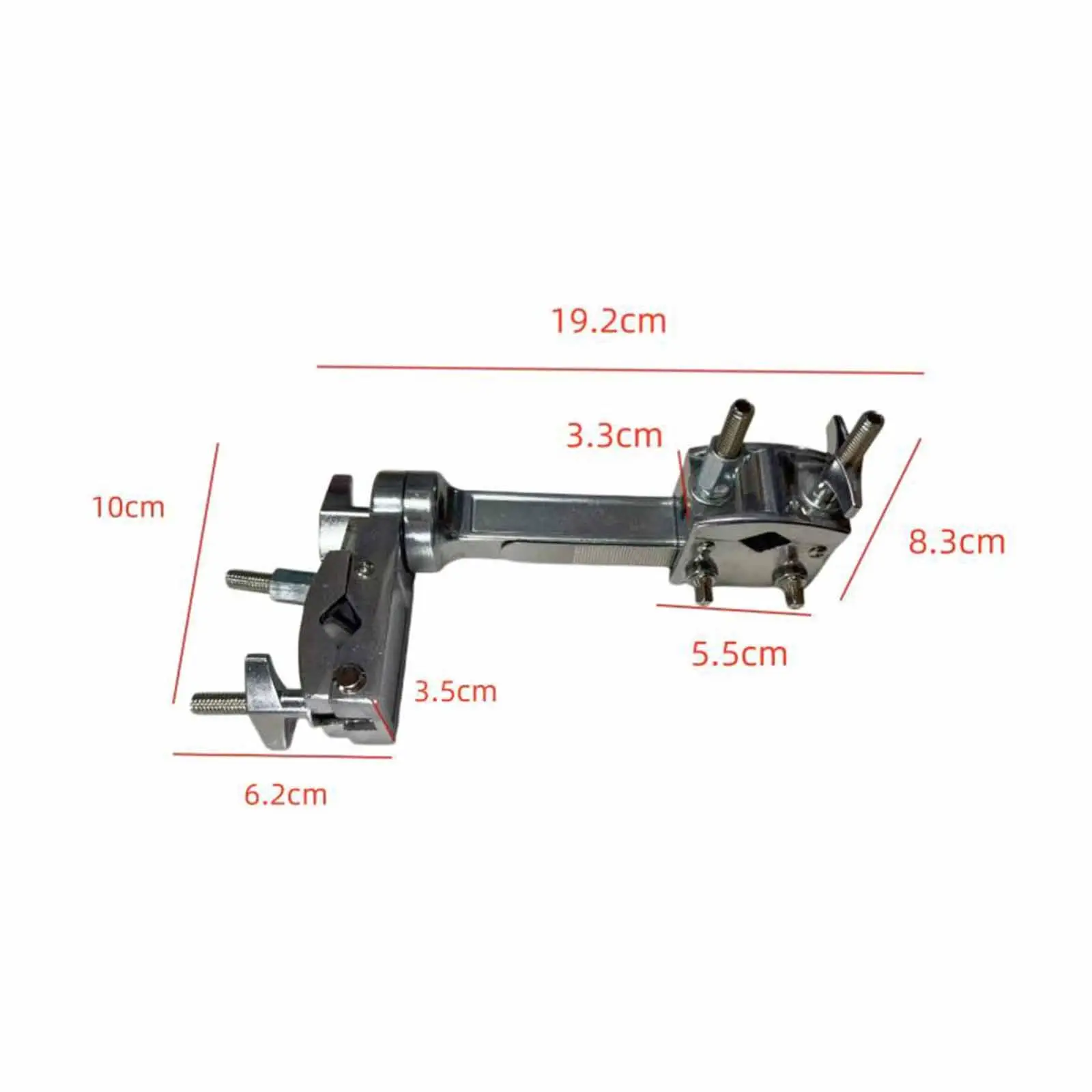 Drum Extension Rack Clamp Drum Hardware Part for Cowbell Mount Percussion Drum Set Accessory Use