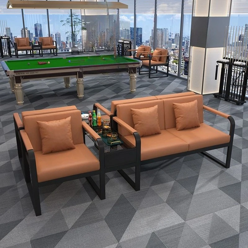 

New billiard hall viewing sofa, special office sofa for the sitting area