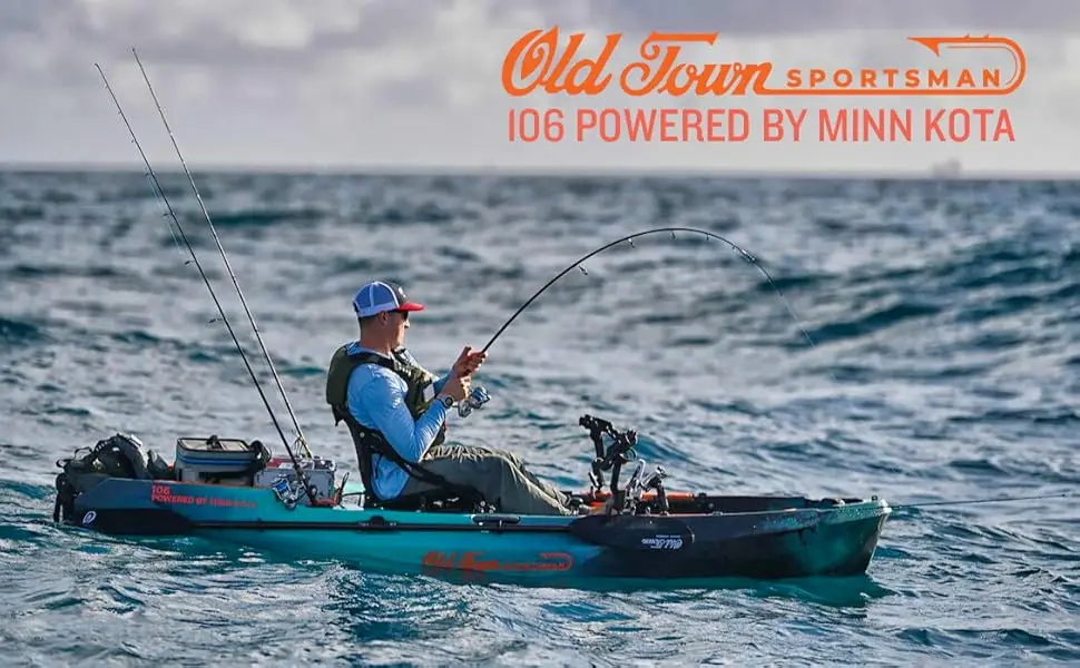Old Town 106 Powered by Minn Kota