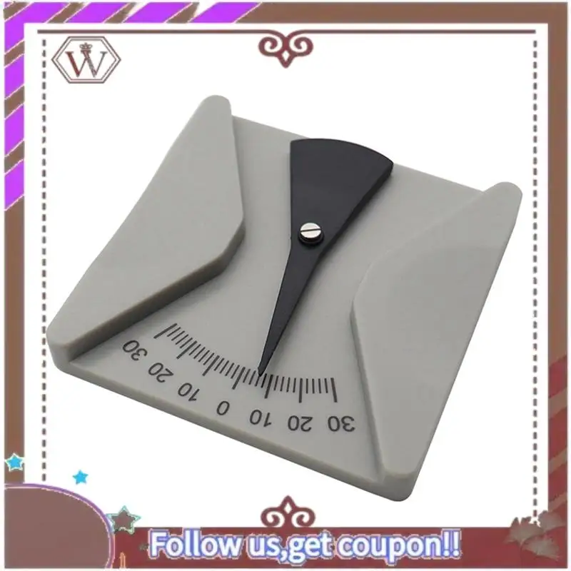 ABBG-Transportador óptico e inclinómetro, herramienta de regla de medición de ángulo ocular de gafas para profesionales