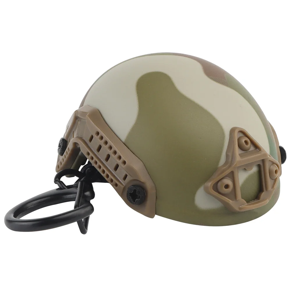 Llavero táctico Mini Casco abridor de botellas – SINAIRSOFT zinc EDC outdoor - imagen 2