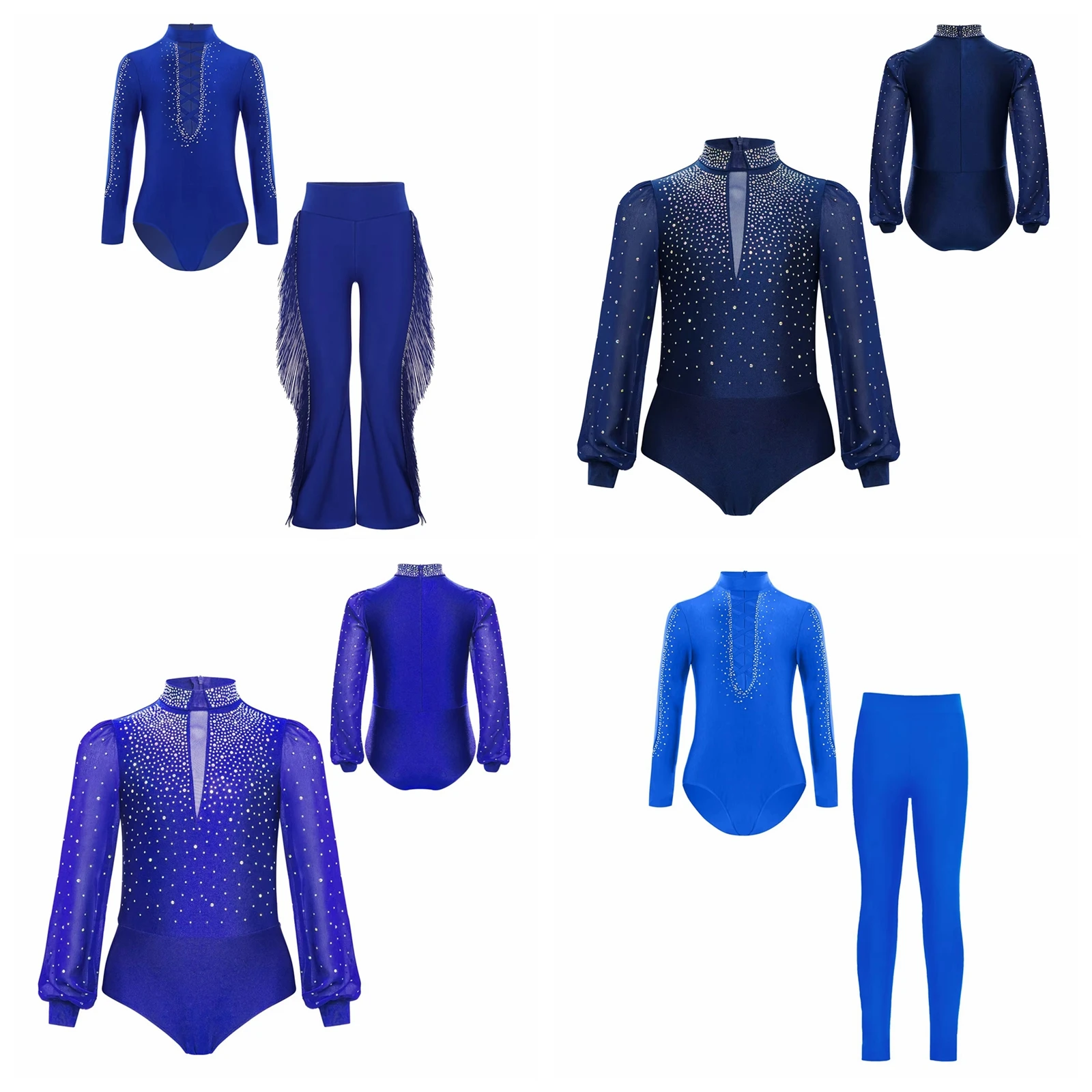 Latin Dance Bodysuit for Boys Children's Ballroom Dancing Jumpsuit Figure Skating Bodysuit Teens Cha Cha Tango Dance Leotard