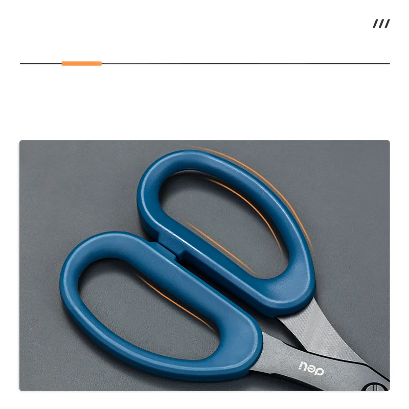 1Pcs DELI 77794 Stainless Steel Scissors Tailor Scissors Sewing Shears Embroidery Tools Craft Fabric Cutter Office Supplies