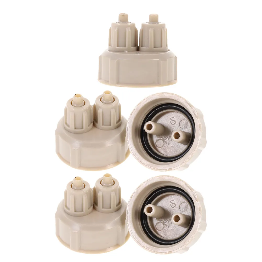 5Pcs Quick Tightening Co2 Bottle Caps Compact Lightweight Aquarium Reactor DIY Bottle Cap Carbon Dioxide Generator Sealing Parts
