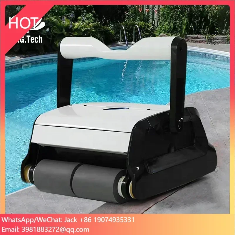 

Water Crown Direct Sales High-end Pool Accessories Cleaning Tools Wireless Automatic Cleaning Robot