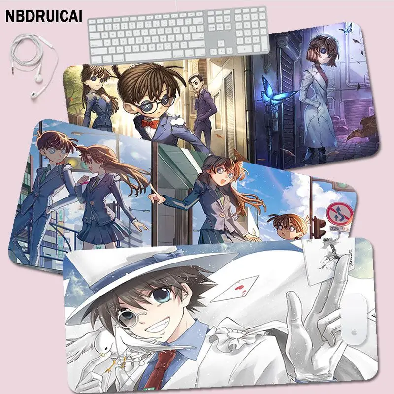 Detective Conan Hot Durable Rubber Mouse Mat Pad Size For CSGO Game Player Desktop PC Computer Laptop