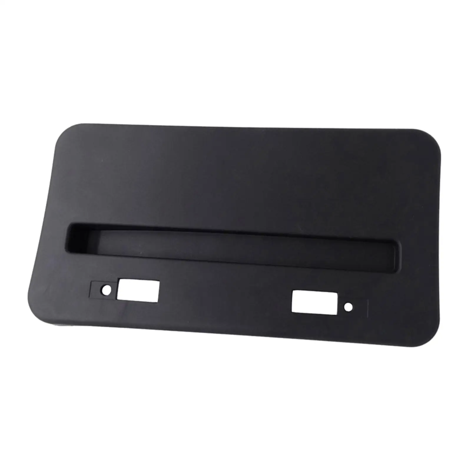 Durable Black License Plate Frame Easy to Install Auto Plate Rack Base for Car License Plate Support Customization