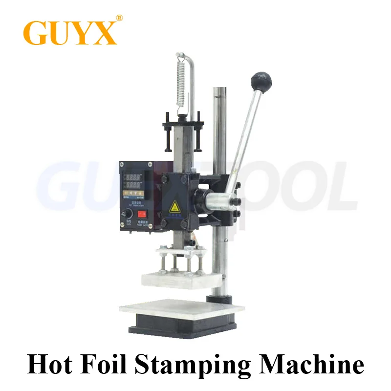 

Hot Foil Stamping Bronzing Machine Manual Embossing Pressing Printer With Positioning Slider Holder For PVC Leather Papers