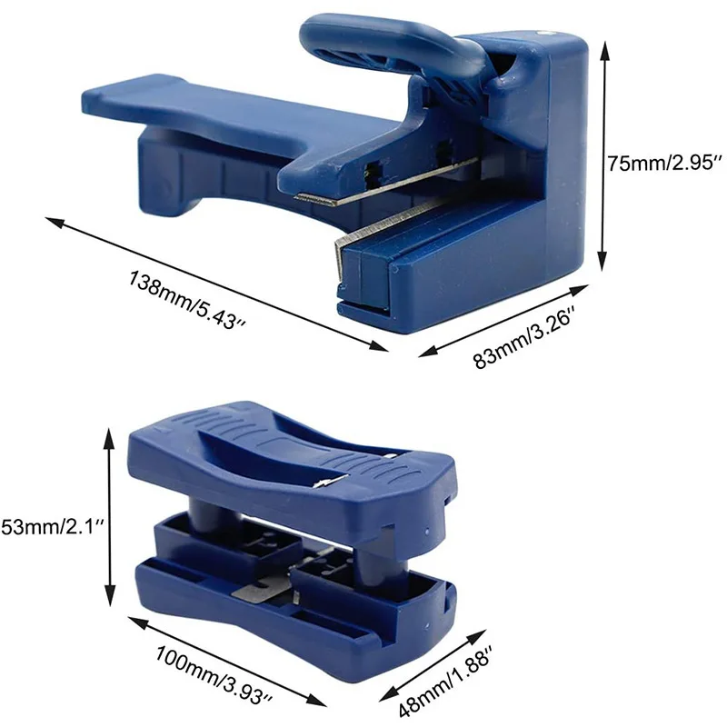 Imagem -06 - Double Edge Trimmer Side Banding Machine Ferramentas Manuais para Madeira Madeira Head Tail Trimming para Plástico Pvc Contraplacado