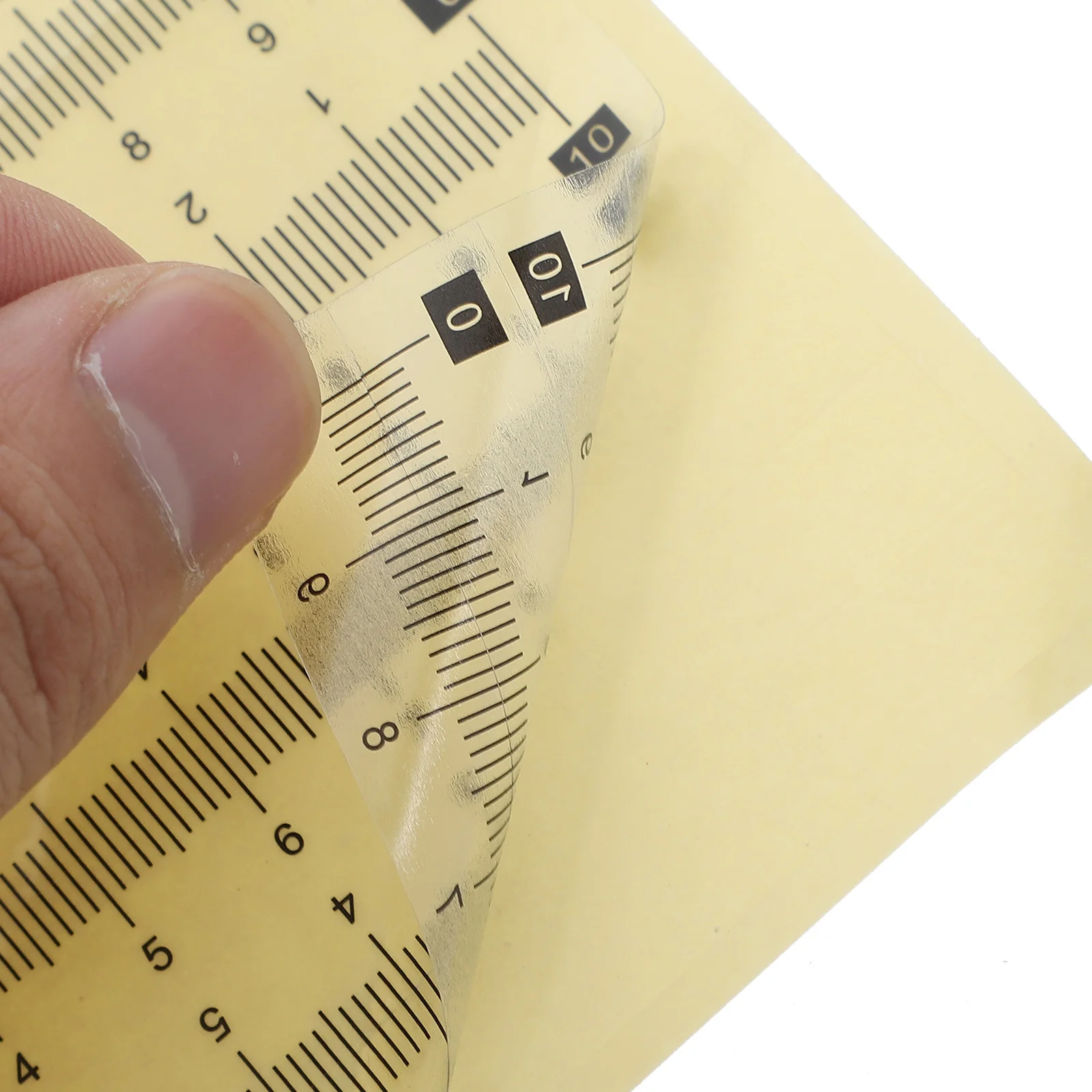 Pita Ukur Stiker Tahan Air Perekat Skala Penggaris Untuk Pertukangan Kayu Menjahit Meja Gergaji Diy Alat Tempel