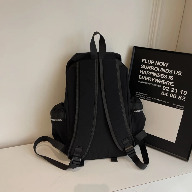 Hot Models Of Fashion Men And Women With The Same Models Of Large-capacity Shoulder Bags, Durable Casual Student Schoolbag