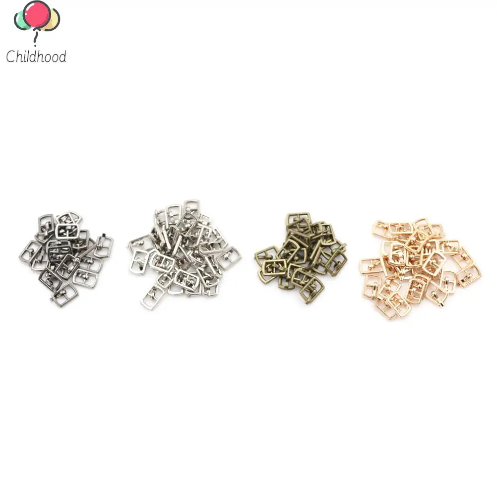 10Pcs/Lot 4.5mm DIY Patchwork Buckle Handmade Sewing Mini Buckle For Dolls Clothing Adjustable Accessories Wholesale