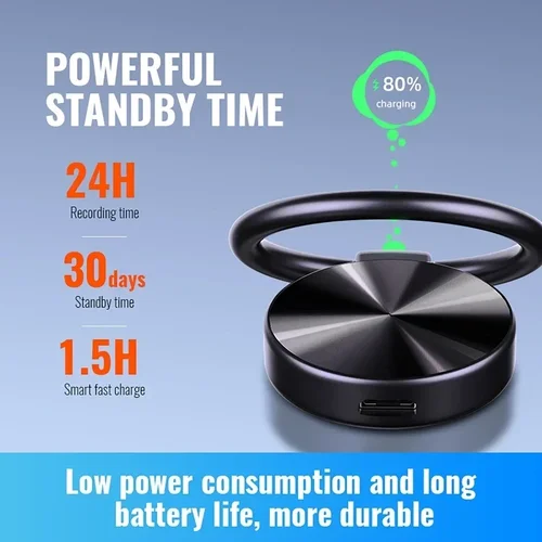 Imagen 2 del producto Llavero de 32GB, Mini grabadora de voz, sonido activado, profesional, HD, reducción de ruido, dictáfono Digital, reproductor Mp3 4G 8G 16G