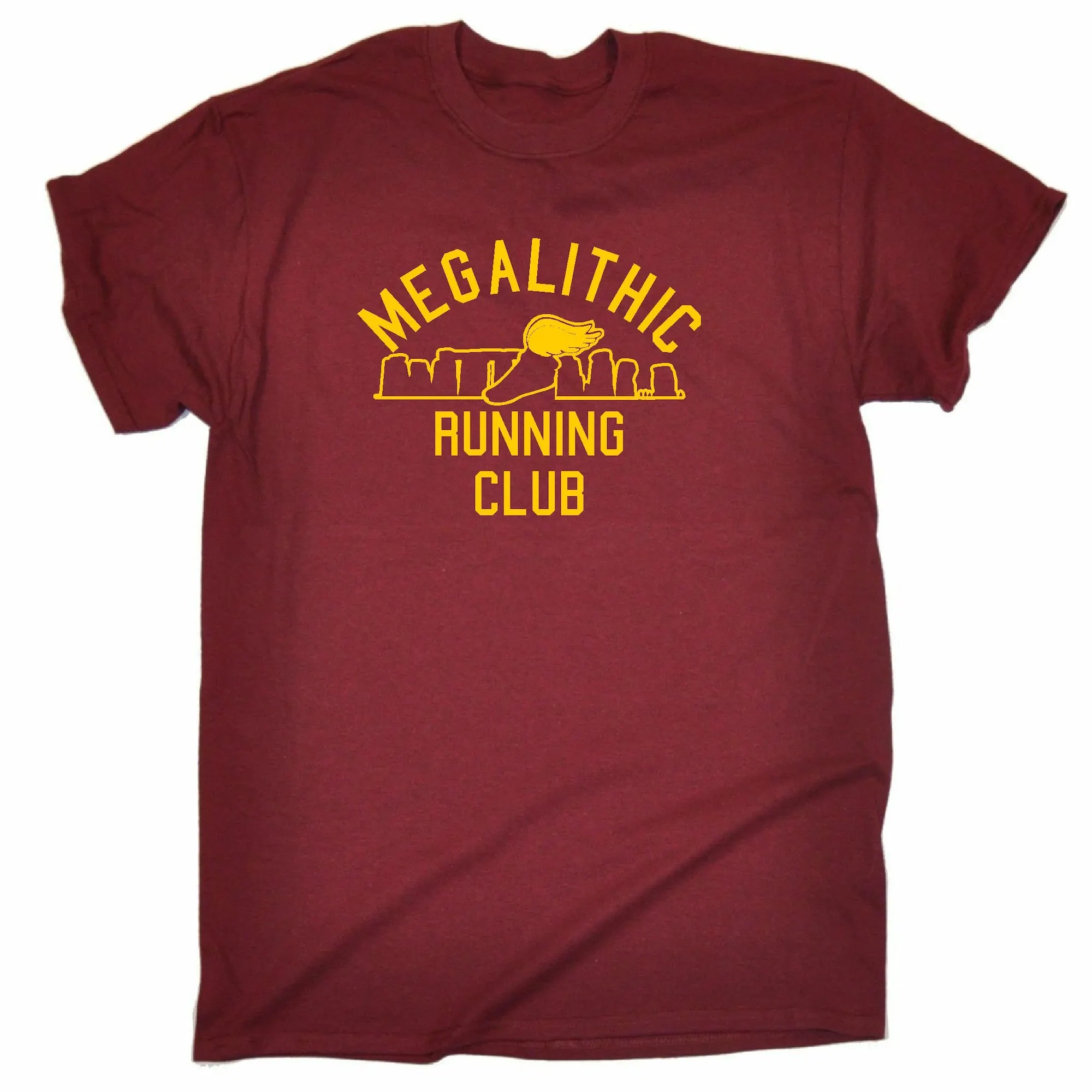 Megalithic Running Club T Shirt Stones Stonehenge Dolmen Various Colours