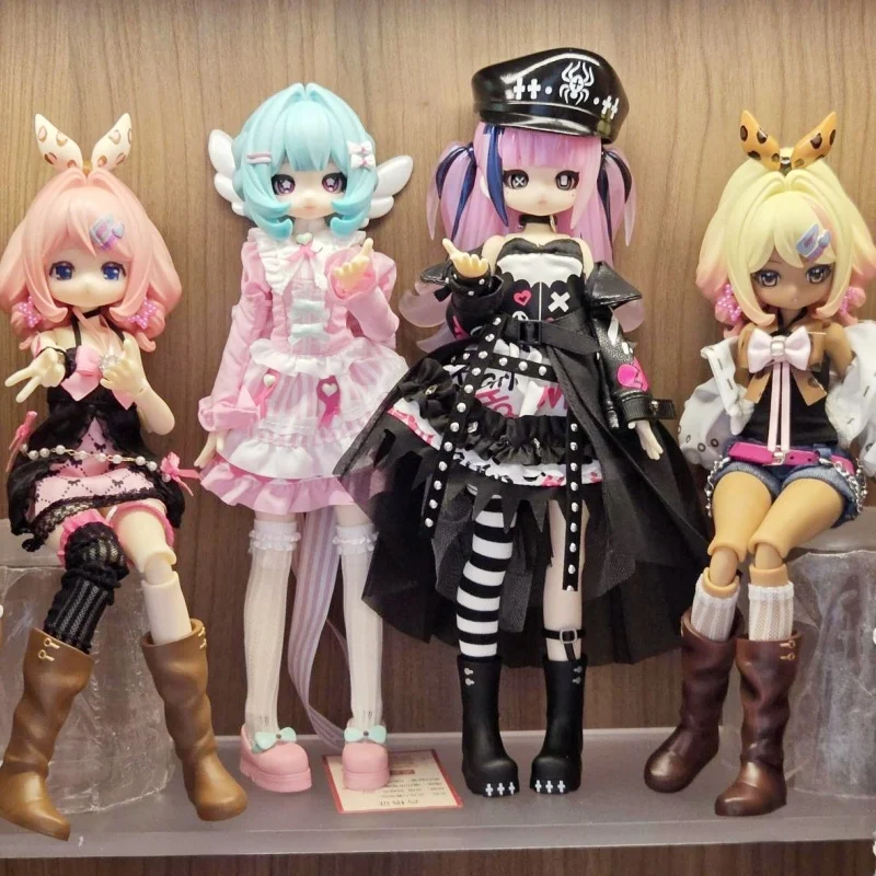 In Stock Genuine Fu You Fantastic Revolving Radio Wave Series Bjd Blind Box Kawaii Action Figure Collectible Model Doll Toy Gift