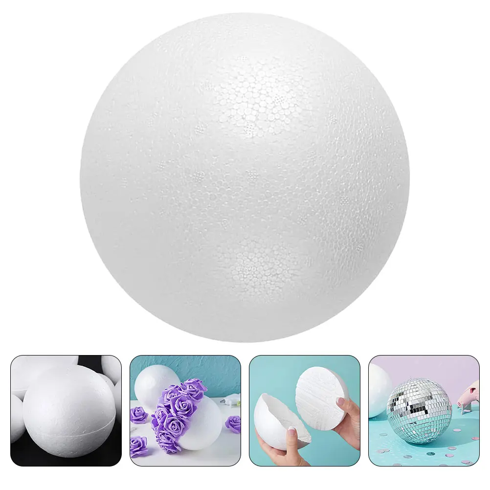 1pc Craft Foam Ball 20cm Blank Solid Round Foam Sphere Ornaments For DIY Party Craft Decoration Wedding Props Handmade DIY Parts