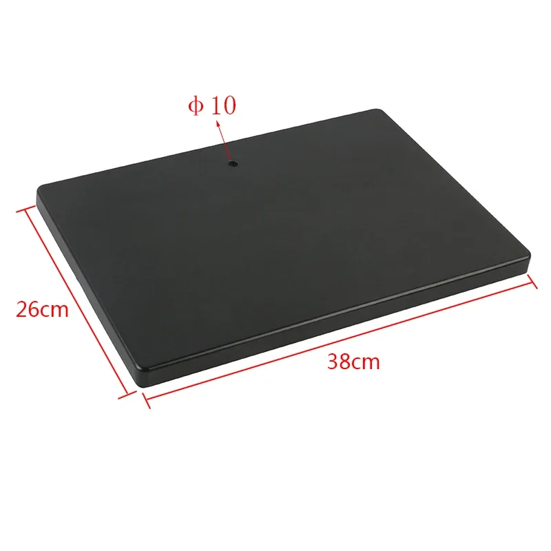 Imagem -02 - Base de Mesa de Metal 380*260 mm Suporte de Mesa de Trabalho para Microscópio Binocular Trinocular Estéreo Furos de Montagem de 10 mm