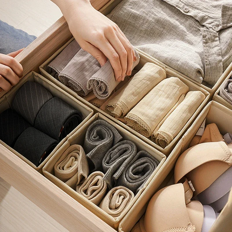 Socks Organizer Underwear Bra Storage Box Cabinet Drawer Organizer for Clothes Ties Wardrobe Clothes Organizer Cabinet Separator