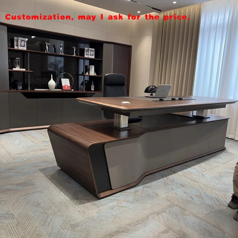 

на заказ. Современная минималистичная офисная мебель, подъемный стол, большой стол переключения передач, режущий стол, покраска