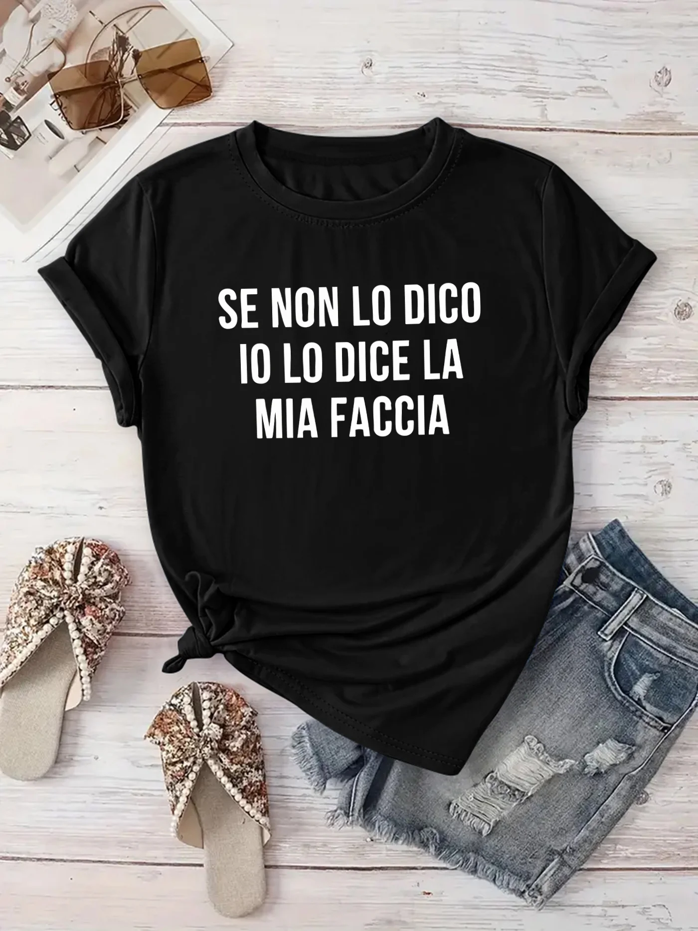 Summer Clothing Young Women - T-shirt décontracté à manches courtes pour