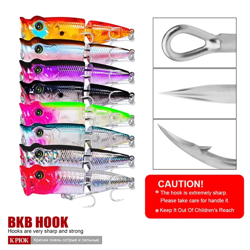 Clearance sale 8-color Lure bait wave lying 8cm/11.5g sea fishing  bait plastic hard bait DW460 fishing lures