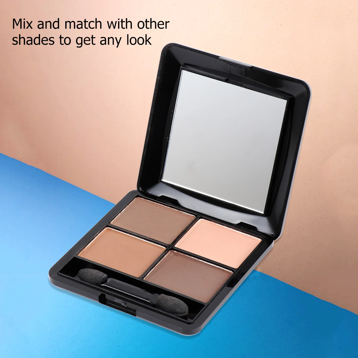 

4 Colors Eyeshadow Palette High Grade Mica Shine Long Lasting No Dye Makeup For Party Wedding Evening Matte Eye Shadow Box