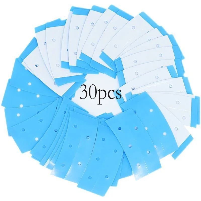36 PCS Double Sided Adhesive Wig Hair Piece Tape Clear C-Shaped Pre-Cut Lace Wigs Strips Beauty Tool for Hair Extensions