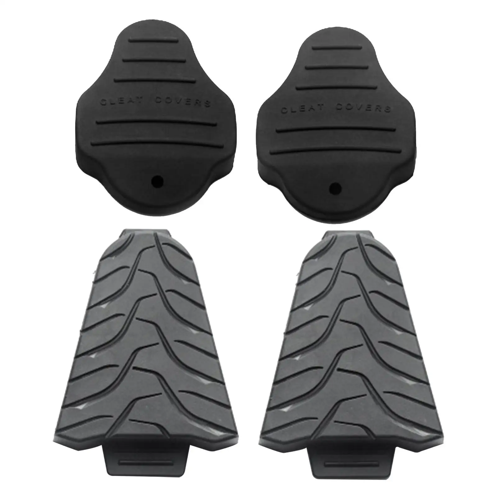 1 paar fietspedaalschoenplaatjes, hoes voor schoenplaatjes met snelle ontgrendeling