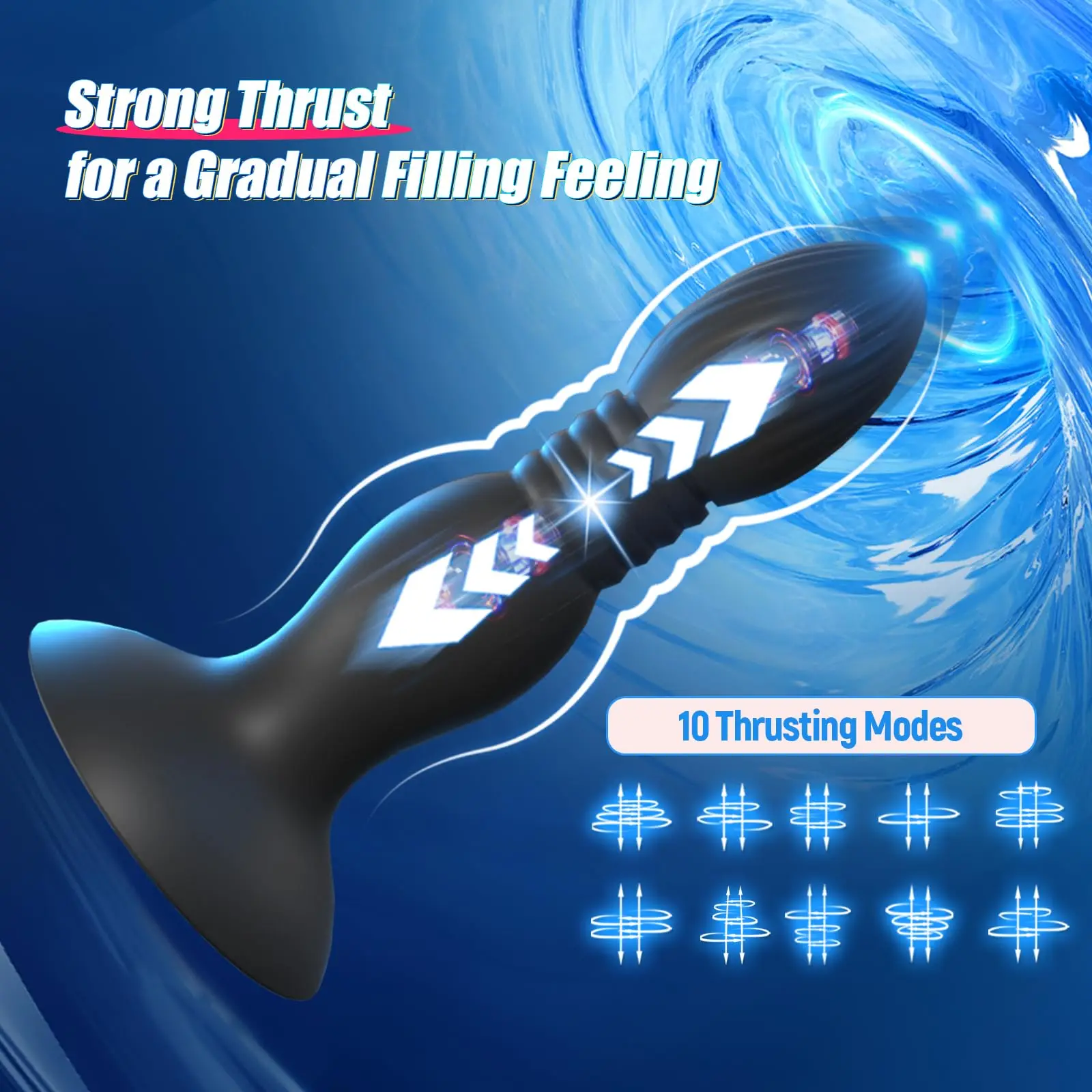 HESEKS التحكم عن بعد شفط كأس جهاز تدليك للبروستاتا بعقب المكونات Thrusting تهتز المكونات الشرج محفز الجنس لعب للرجال زوجين