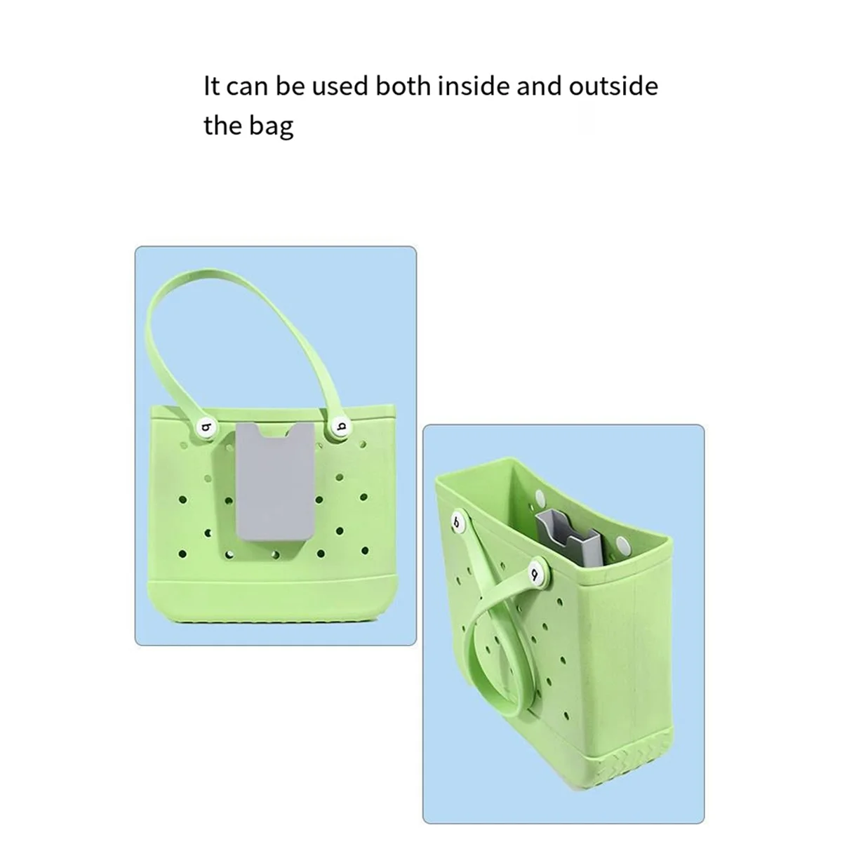 Mobile Phone Storage Bag, Beach Bag Accessories, for Bogg Hole Bag Mobile Phone Holder, Pendant Insert Accessories