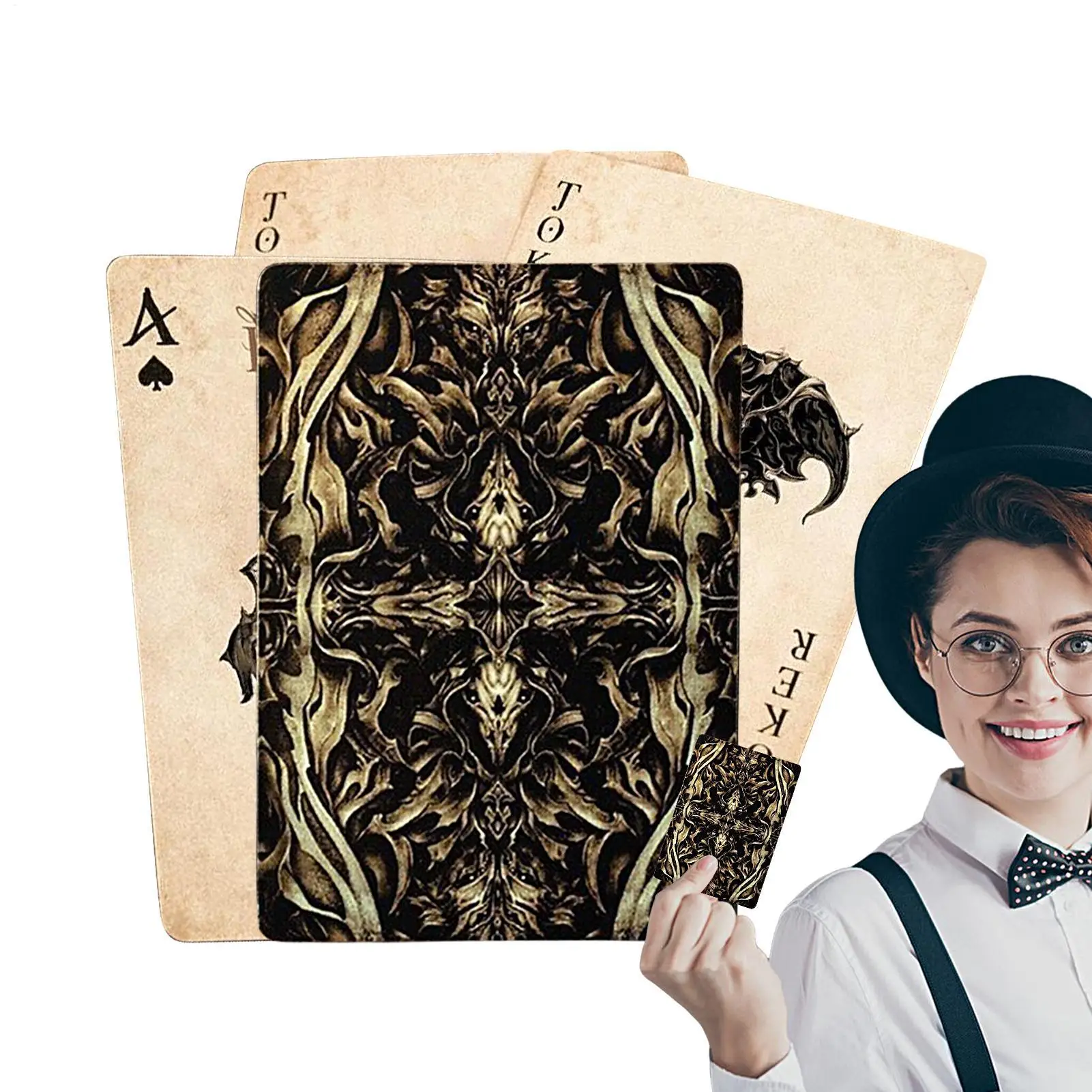 Poker Playing Cards Devil Eyes Playing Poker Table Game Party Game Poker Cards For Family Nights Traveling Camping Friend