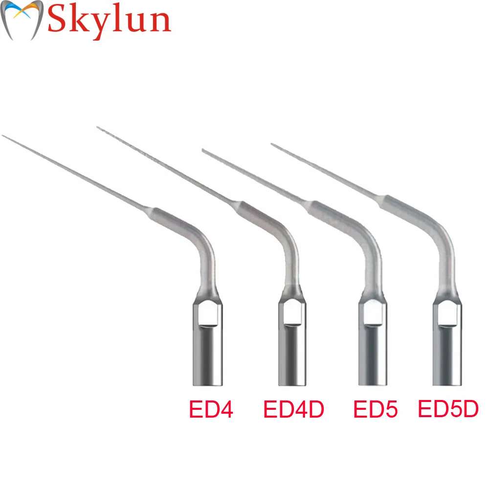 

5PCS Dental Ultrasonic Scaler Tips ED4 ED4D ED5 ED5D Endo Scaling Tips COMPATIBLE WITH SATELEC DTE ULTRASONIC SCALER