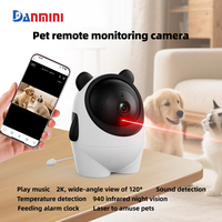 Danmini 2K Baby Monitor Tuya App Remote Control 3MP 120° Wide-angle Monitoring Security Camera Infrared Night Vision Babyphone