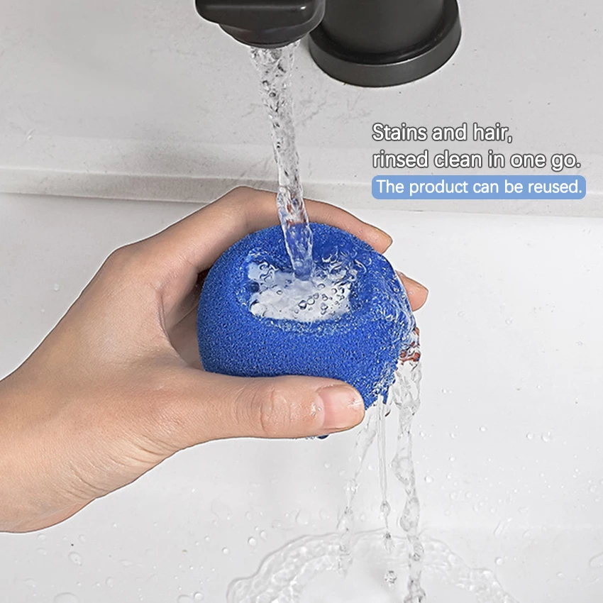 1-16 قطعة من الكرة السحرية القابلة لإعادة الاستخدام لإزالة شعر الحيوانات الأليفة، ملصق فلتر شعر الغسالة، مزيل شعر القطط، فراء الحيوانات الأليفة وصائد الوبر #4