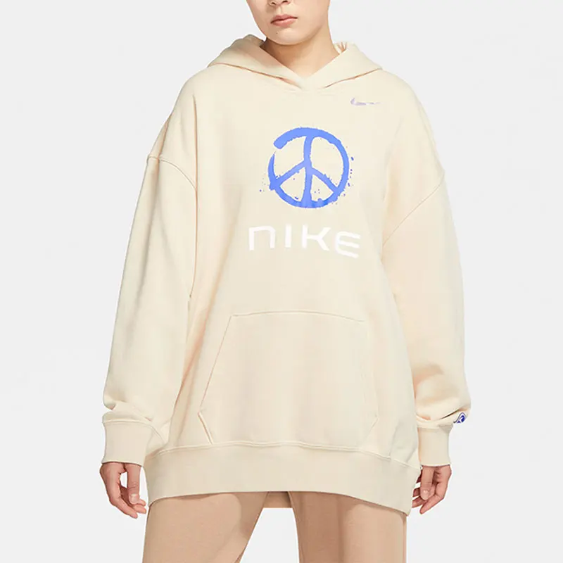 

Nike Genuine Fall/Winter New Women's Oversized Hooded Sweatshirt FB1823-104