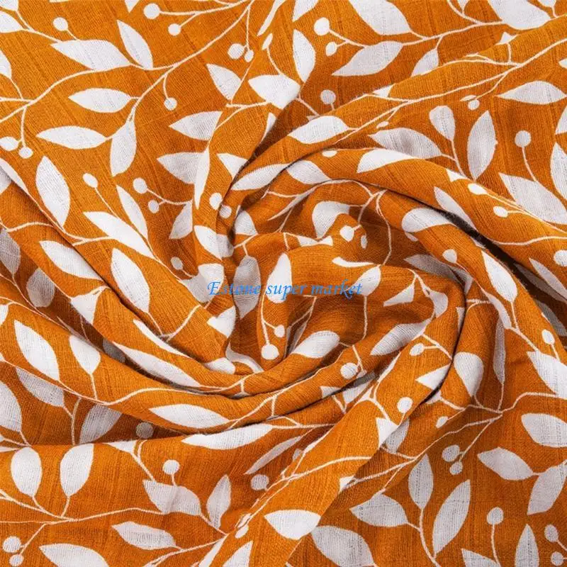 090B 120x120 سنتيمتر الطفل الشاش القطن الخالص تلقي بطانية الرضع المطبوعة التقميط التفاف كيس النوم منشفة غطاء عربة الأطفال #4