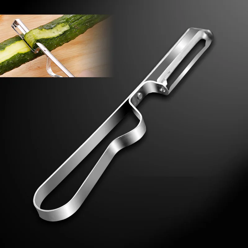 Edelstahl-Schäler Melonenschäler Multifunktionales Küchenzubehör Kartoffelschäler Küchenschäler Obstschäler Haushalt Neu