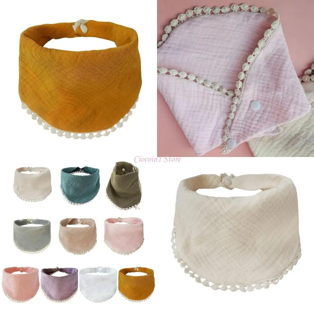 

Y1Ub детские младенцы кормление ткани мягкая хлопковая бандана Burps Burps Toddler для треугольников плюет шарф новорожденной