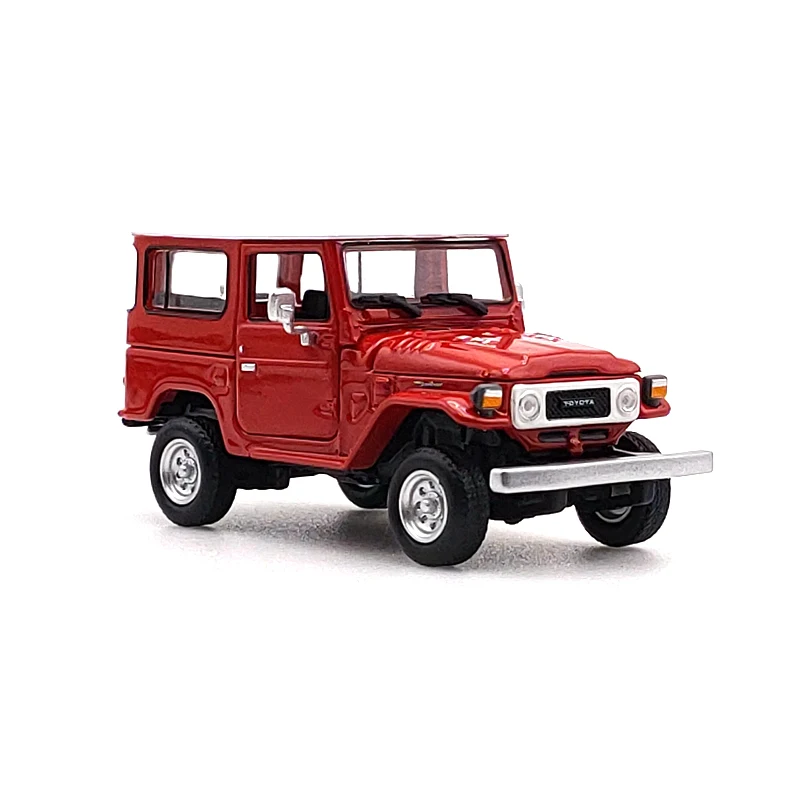 Diecast Original 1:64 Scale Toyota Land Cruiser 4-drive SUV LC40 FJ40 Simulation Alloy Car Model Static Collectible Toy Gift