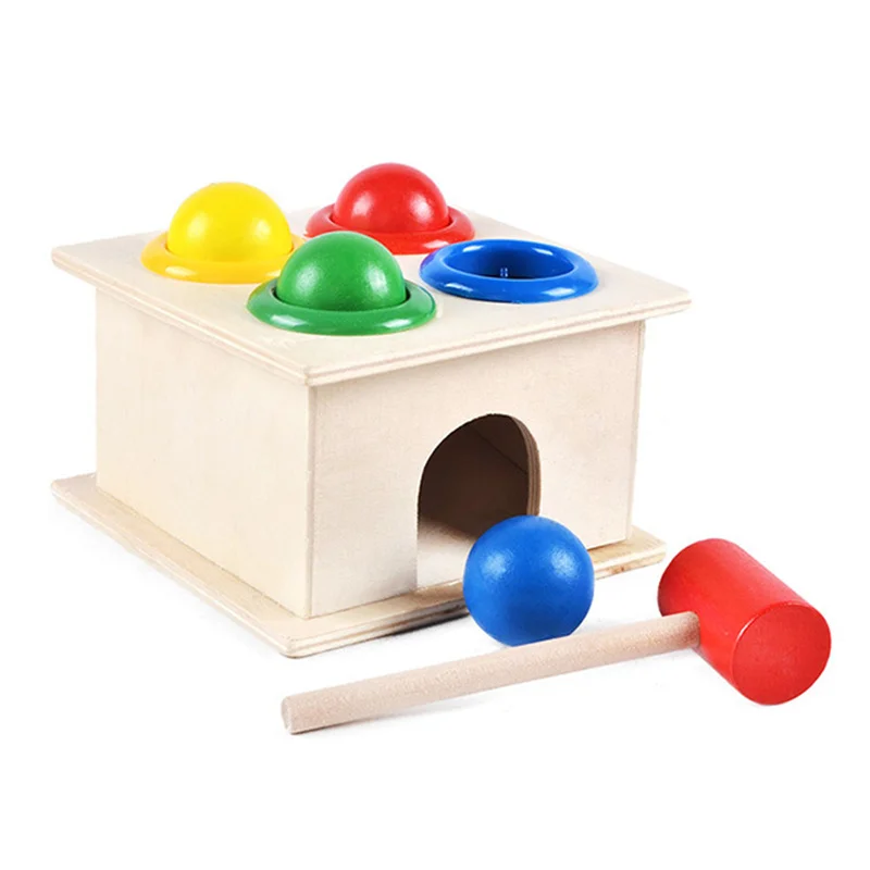 ไม้ตอกเกมเคาะของเล่น Montessori สําหรับเด็กกระดานปริศนาเกมสําหรับเด็กชายและเด็กหญิงครอบครัว
