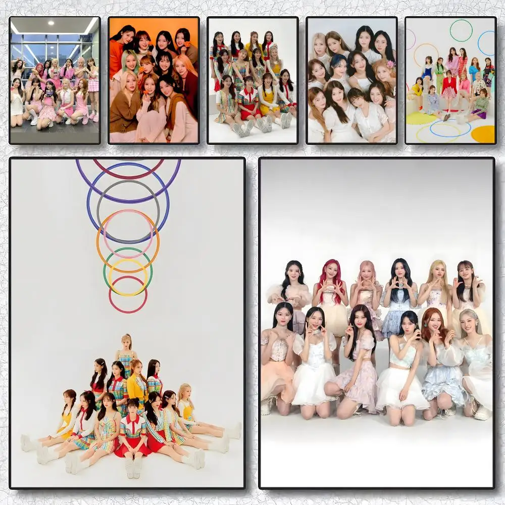 LOONA Kpop Performance Painting Calligraphy Poster ‌decor Canvas Modern living room