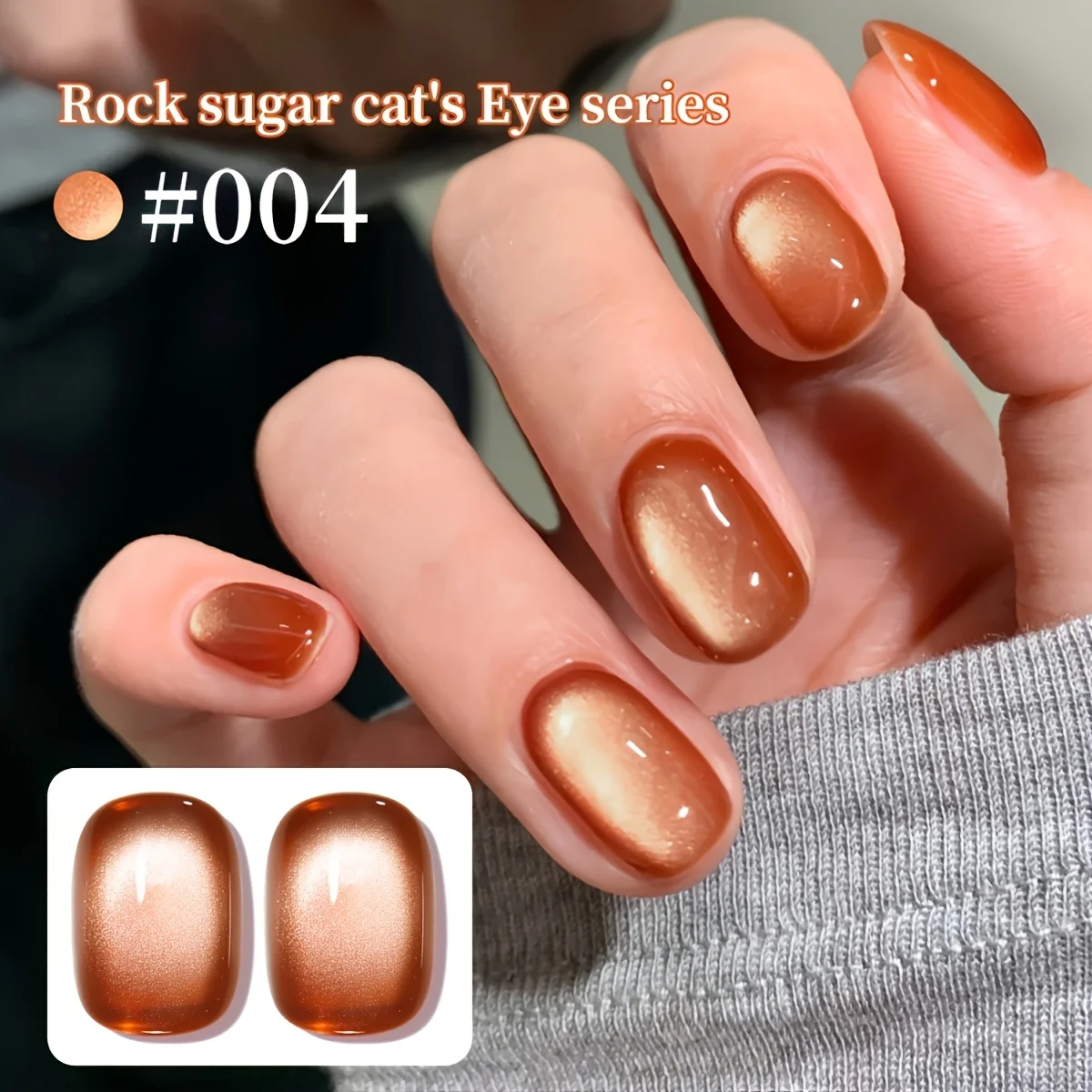 Juego de esmalte de uñas de Gel magnético profesional, polvo magnético de alta densidad con efecto blanqueador lujoso para manicura de salón, 1 ud.