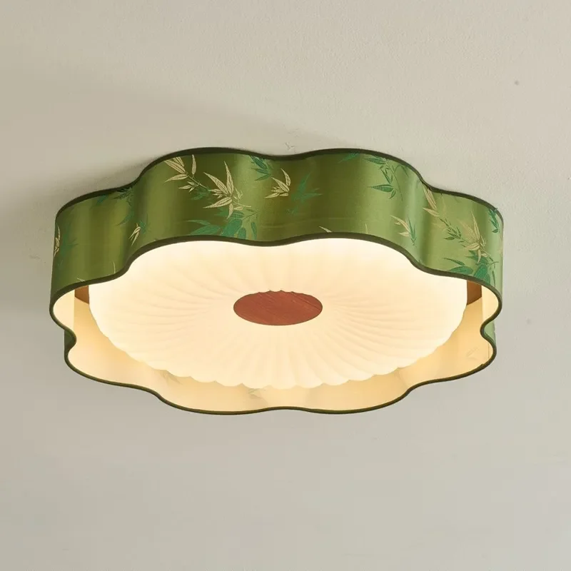 Retro Pastoral Ceiling Lamp Simple Rural Style Light Fixture For Living Room Dining Area New Chinese Ancient Design Bedroom