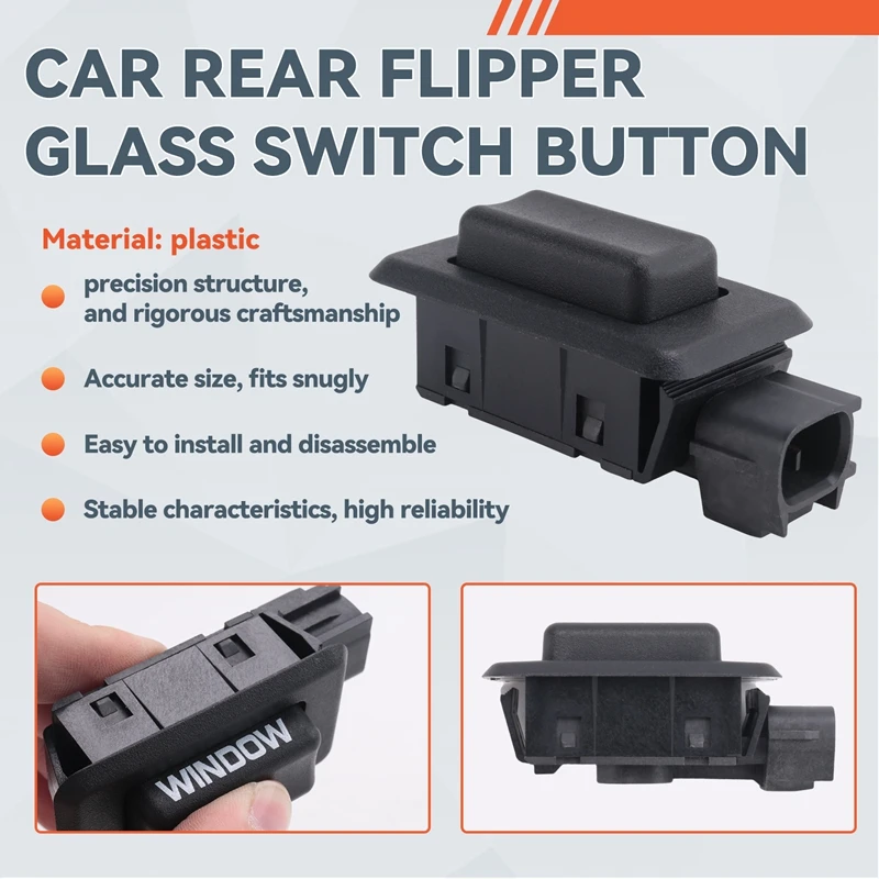 56042450AB Car Rear Flipper Glass Switch Button Tailgate Glass Switch For Jeep Grand Cherokee 1999-2010