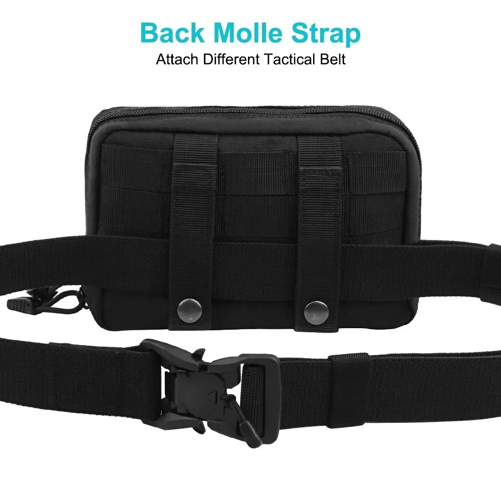 1000D Molle Bag EDC Organizer Pouch for Cartridges Holder Utility Tools Storage Box Outdoor Hunting Climbing Hiking Fanny Pack