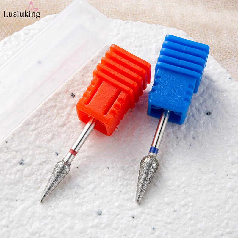 ดอกสว่านเจียรเพชร 1/2/5 ชิ้น สำหรับทำเล็บมือ เล็บเท้า กำจัดหนังกำพร้า อุปกรณ์เสริมสำหรับเครื่องเจียรเล็บไฟฟ้าแบบรัสเซีย