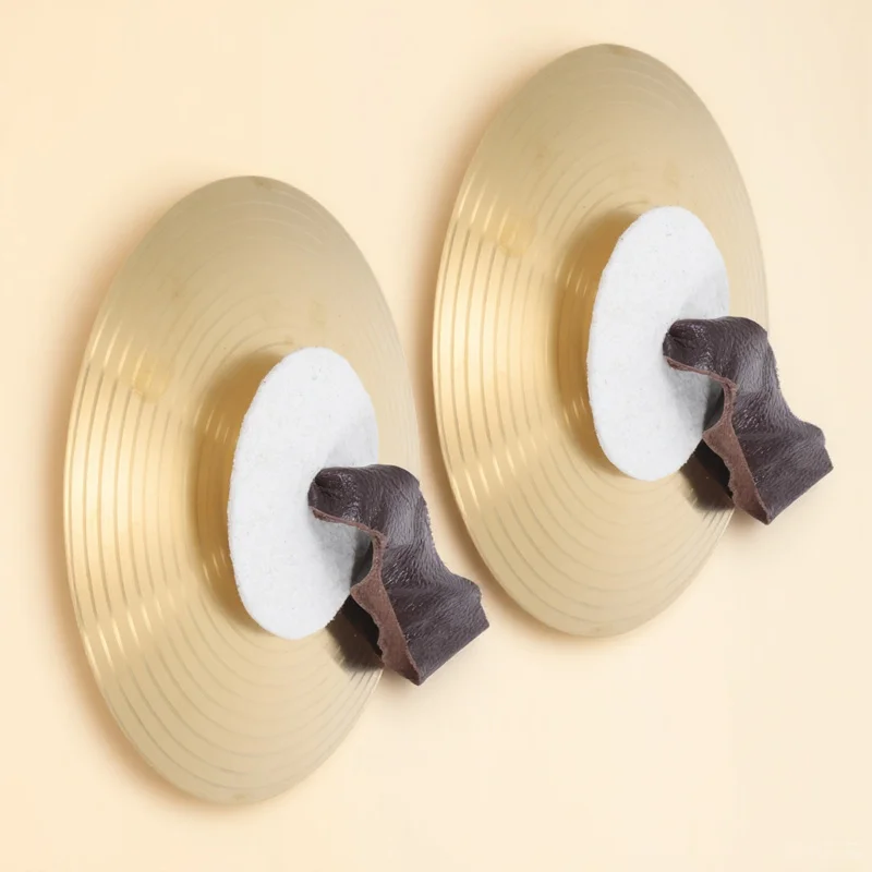 

1Pair Small Alloy Hand Cymbals Durable Performance Musical Instrument for Kids Party Dance Entertainment Alloy Hand Cymbals