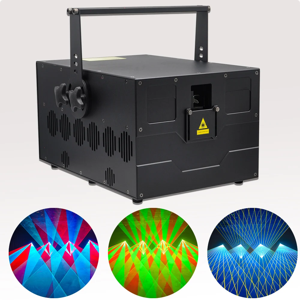 30W RGB Laser Show System Stage Disco Party  Bar Xmas Christmas Decoration Laser Lights DMX DJ Equipment Project 500meters