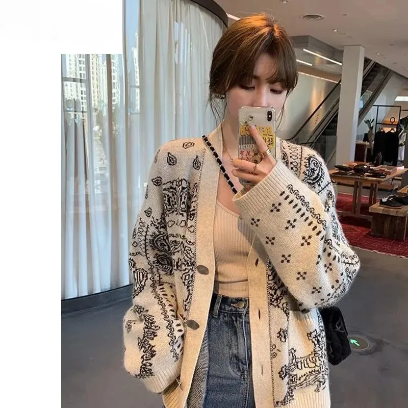 

Tweed Jacket Mid Woman Womens Spring Plaid Embroidery Shiny Tailored Vintage Glamour Retro Illusion Panelled Streetwears Buttons